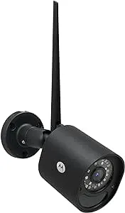 Motorola Outdoor Smart Surveillance Camera, Black (FOCUS72B)