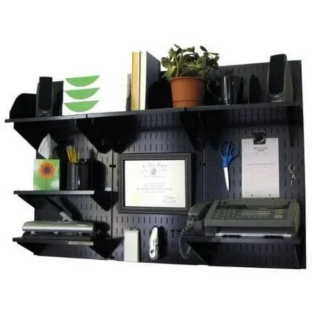 Wall Control Office Wall Mount Desk Storage & Organization Kit 10-OFC-300 