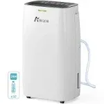 32-Pint Dehumidifier for Basement and Large Room - 2000 Sq. Ft, Quiet Dehumidifier for Large Capacity Room Home Bathroom Basements - Auto Continuous Drain Remove Moisture with Child Lock