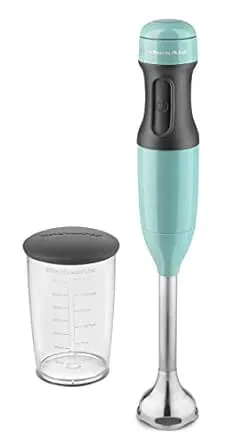 KitchenAid KHB1231AQ Pro Line Hand Blender, 2 Speed, Aqua Sky