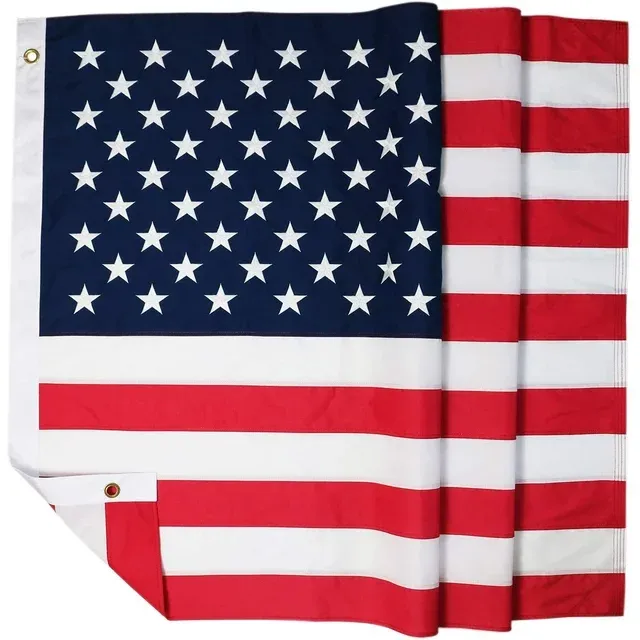  4x6 FT American Made USA Flag Deluxe Long Lasting Outdoor US Flag 4 by 6 foot