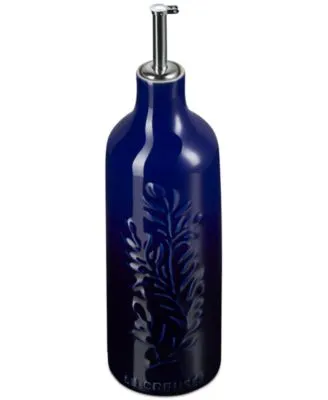 Le Creuset Olive Branch Stoneware 20-oz. Oil Cruet - Indigo