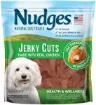 Nudges Jerky Cuts Dog Treats, Chicken Health & Wellness, 36 Ounce