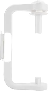 Camco Paper Towel Holder | Ideal for Compact Areas | Features Mountable Design and Adjustable Side Knob | White (57114)