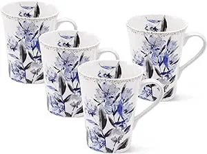 Mikasa Kaia Platinum Mugs Set of 4