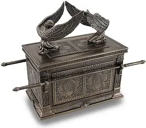 Stunning Bronze Finished Ark of The Covenant Trinket Box