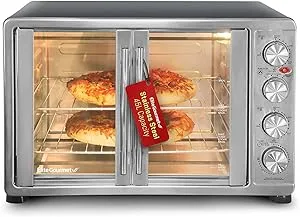 Elite Gourmet Double Door Oven with Rotisserie and Convection