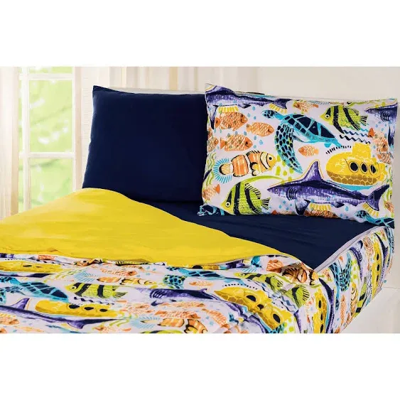 Siscovers Beneath The Waves Bunkie Deluxe Zipper Bedding Set - Full