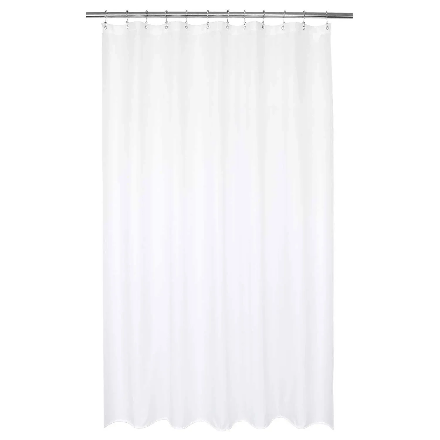 Barossa Design Waterproof Extra Long Shower Curtain or Liner Microfibe