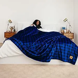 Big Blanket Co Sherpa Stretch Blanket Smoke| Immerse Yourself in The Best Sherpa Blanket | 10 x 10 ft Blanket | Huge Blanket Perfect for The Entire Family | Machine Washable