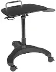 NEW Ergoguys LPD008P SIT AND STAND MOBILE LAPTOP WORKSTATION BLACK - For Table