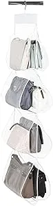 Richards Homewares Clear Vinyl Purse Organizer