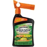 Spray concentré anti-mauvaises herbes Spectracide Weed Stop pour pelouses et digitaire, tue les mauvaises herbes, 32 onces