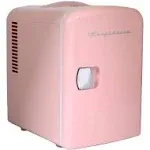 Frigidaire Pink EFMIS129- Amz Efmis129 Mini Portable Fridge, 4 Litres Capacity Chills Six 12oz Cans, 100% Freon-Free & Eco Friendly, Beverage Cooler