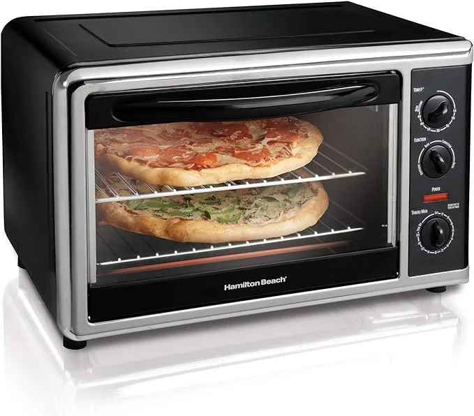 Hamilton Beach Countertop Oven with Convection & Rotisserie - Black