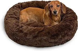 Best Friends by Sheri - Donut Lux Fur Cuddler Dog Bed, 23x23