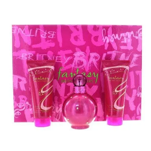 Britney Spears Ladies Fantasy 3 pc Gift Set Fragrances 719346259231