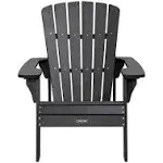 Lifetime 60284 Adirondack Chair, Wood, Black