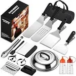 Griddle Accessories Kit, 15PCS Flat Top Grill Accessories Set for Blackstone and Camp Chef