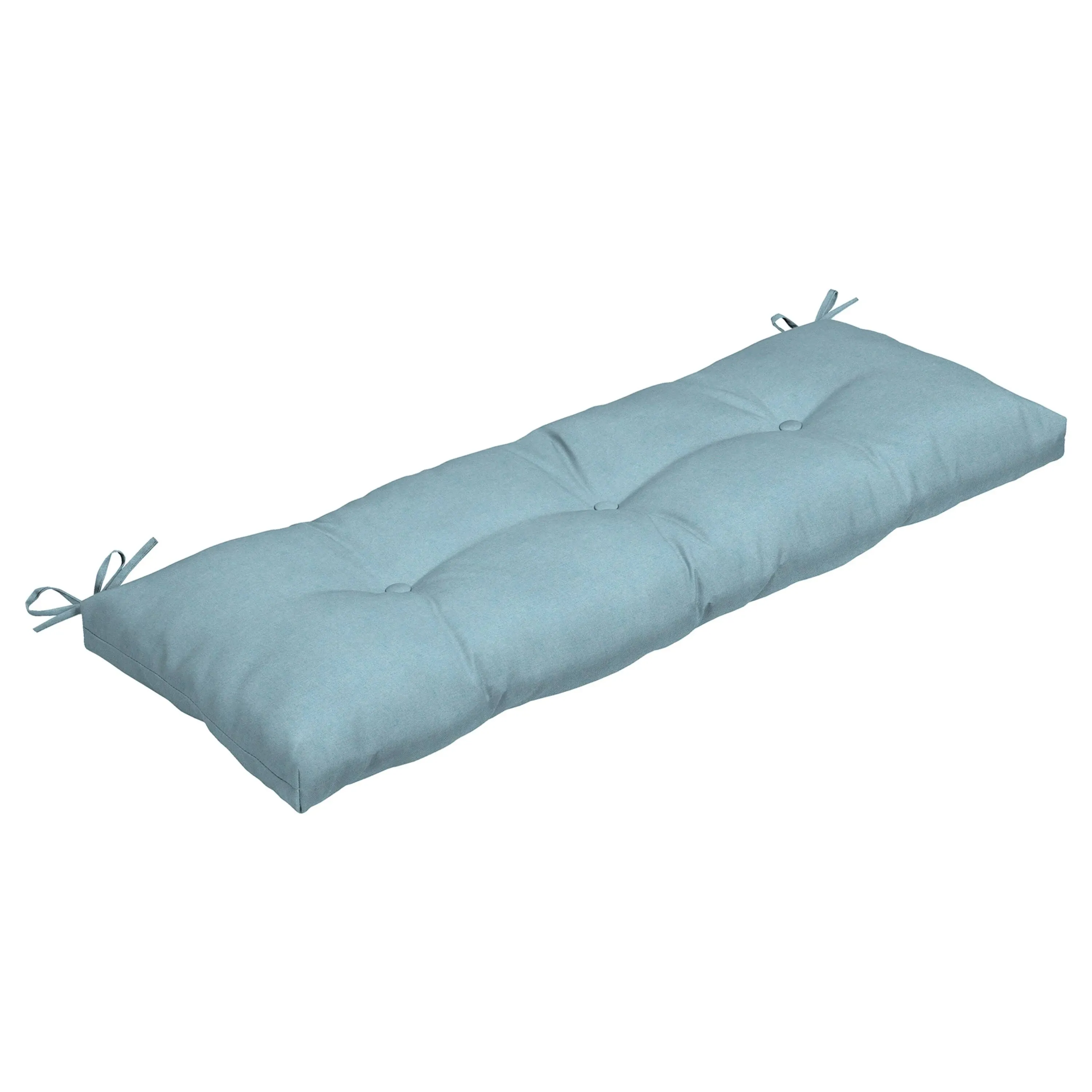 Arden Selections Oceantex Outdoor Bench Cushion 48 x 18, Sky Blue