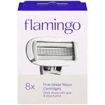 Flamingo Womens 5-Blade Razor Blade Refills, 8 ct | CVS