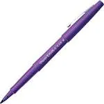 Paper Mate Point Guard Flair Porous Point Stick Pen Purple Ink Medium Dozen