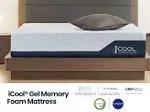 iCool King Medium Memory Foam Plush 14 in. Bed-in-a-Box Mattress