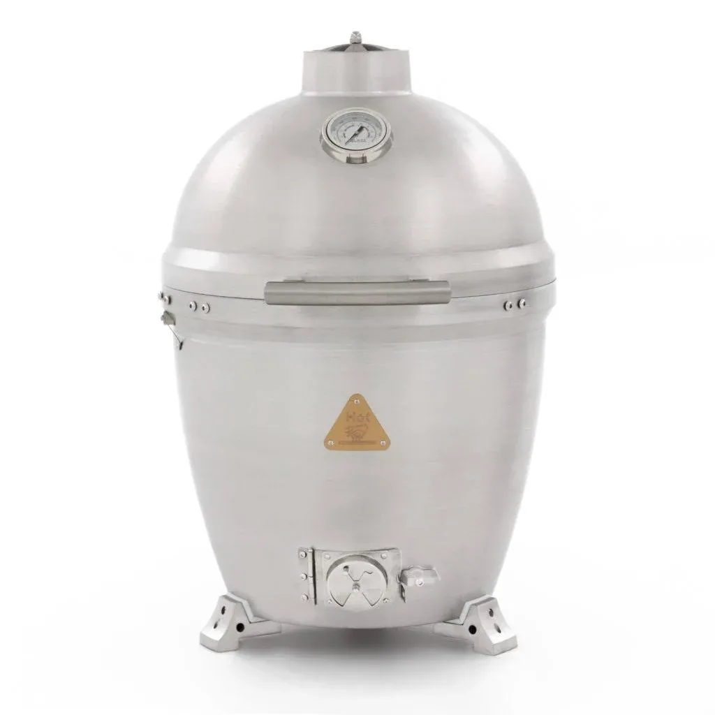 Blaze Kamado Smoker Grill, Silver