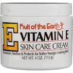 Fruit of the Earth Vitamin E Skin Care Cream - 4 Oz.X 2 Pcs