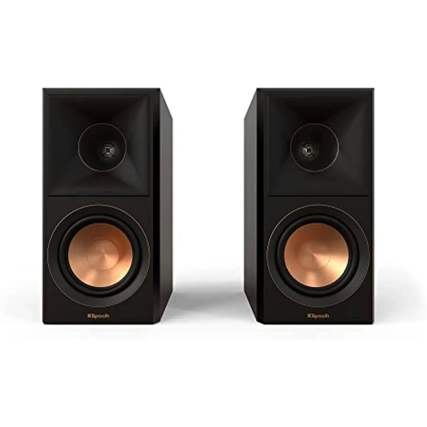 Klipsch RP-500M II Bookshelf Speakers - High-Fidelity Sound, Ebony (Pair)