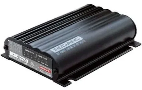 Redarc BCDC1225D Dual Input In-Vehicle DC Battery Charger, 25 A