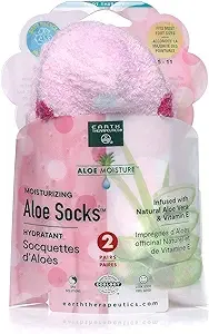 Earth Therapeutics Women's 2-Pk. Dotted Aloe Socks