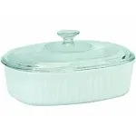 NEW Corning Ware French White F-2 Covered Oval Casserole 2 1/2 Qt - Sealed Box