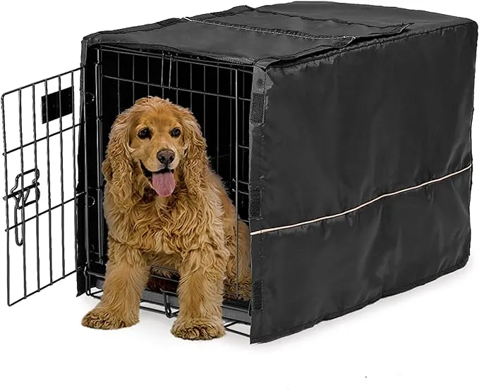 Midwest Quiet Time Black Crate Cover - 30"