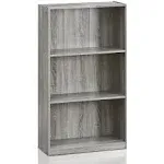 Furinno Basic 3-Tier Bookcase Storage Shelves