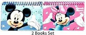 Eemrald Disney Mickey Mouse Spiral Autograph Books - 2 Books Set (Mickey&Minnie)