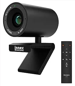 Innex 4K ePTZ Ai Conference Webcam, C570, with 120 ° Super-Wide Angle 5X Digital ...