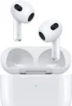 Apple AirPods (3rd Gen) True Wireless Earbuds with Lightning Charging Case - White