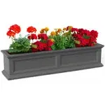 Mayne Fairfield 48" Graphite Grey Window Box