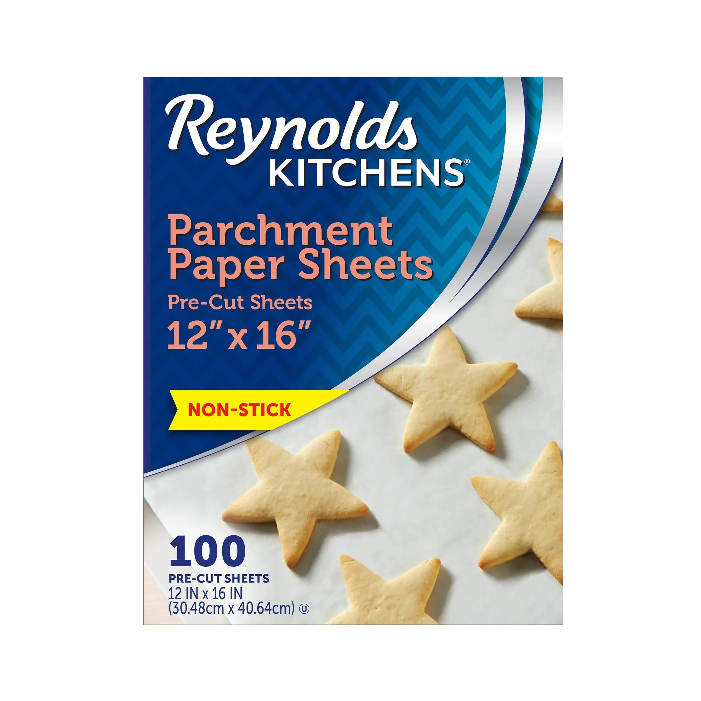 Reynolds Kitchens Stay Flat Parchment Paper with SmartGrid, 45 Square Feet