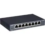 Restored TP-Link 8 Port Gigabit Ethernet Network Switch (Refurbished)