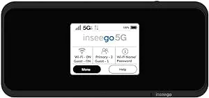 Inseego MiFi M2100 | Verizon 5G Ultra Wideband Network / 4G LTE | Connects up to 30 Devices via WiFi | Sleek and Compact Hotspot