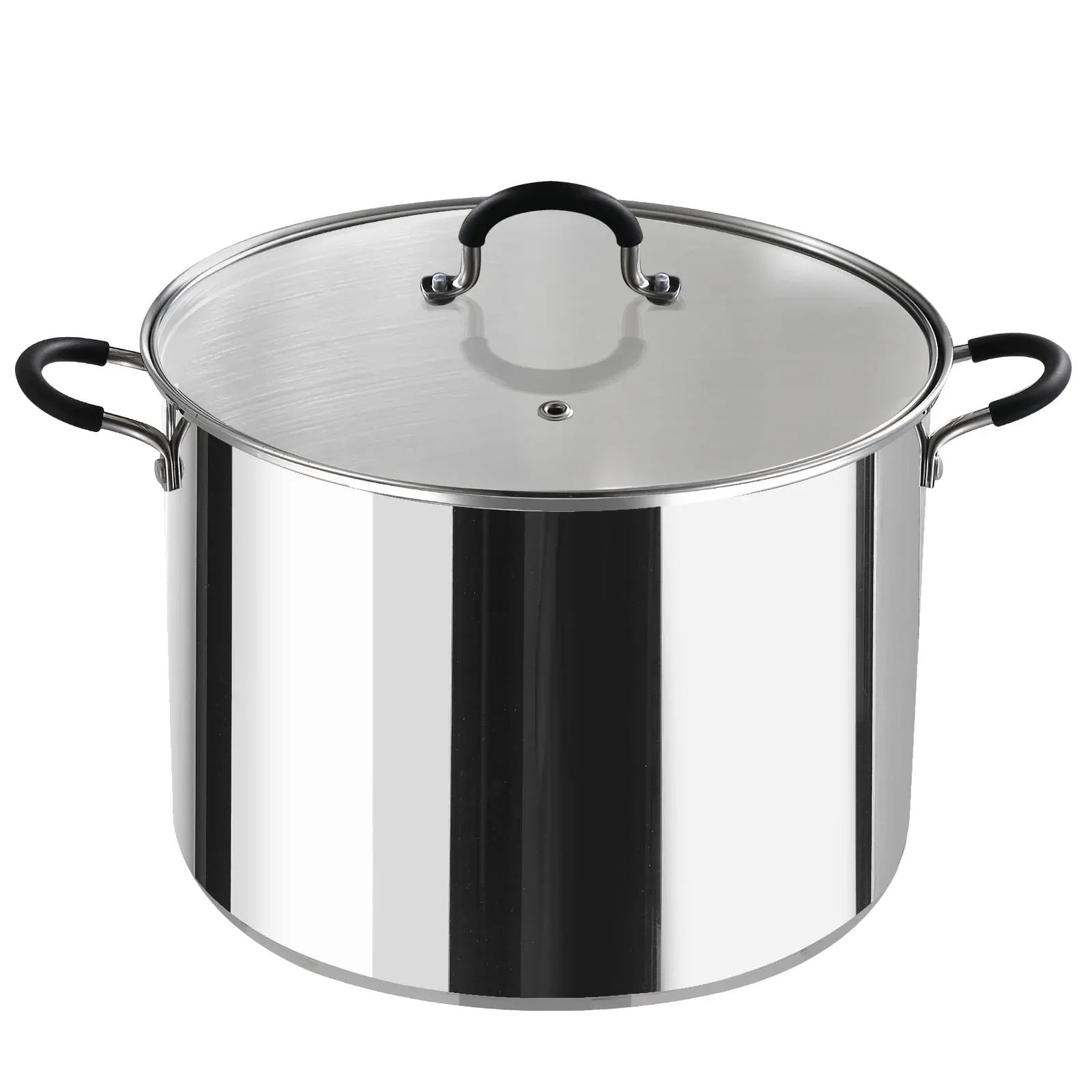 Cook N Home 20 Quart Stainless Steel Stockpot and Canning Pot with Lid