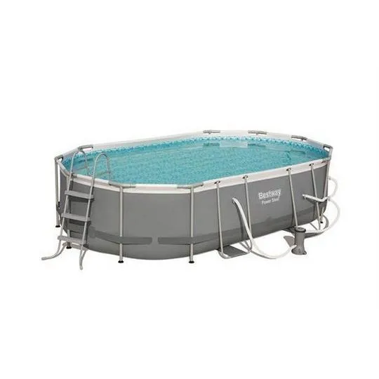 Bestway - Power Steel 16 ft x 10 ft Oval Pool Set