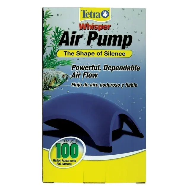 Tetra Whisper Air Pump for 60 to 100 Gallon Aquariums, Powerful Airflow, Non-UL Listed