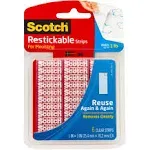 Scotch Restickable Mounting Tabs 1 x 3