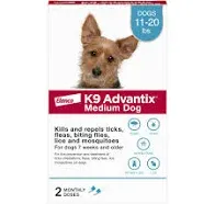 Elanco K9 Advantix Flea, Tick & Mosquito Prevention for Medium Dogs 11