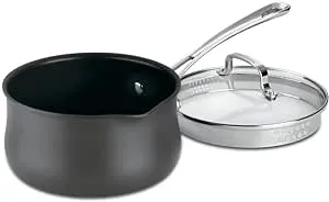 Cuisinart Contour Hard Anodized 2 Quart Pour Saucepan with Cover