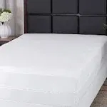 Guardmax Waterproof California King Mattress Protector Encasement for larger Mattresses with Zipper - White