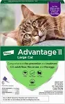 Advantage II Flea Treatment for Large Cats Over 9 lbs 6 Pack